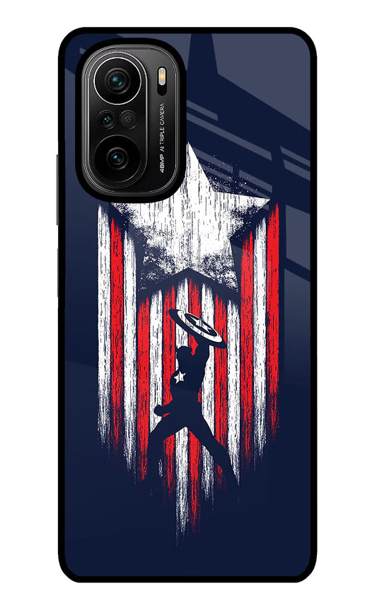 Captain America Marvel Art Mi 11X/11X Pro Glass Case