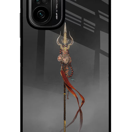 Shiv Trishul Mi 11X/11X Pro Glass Case Back Cover by Casekaro