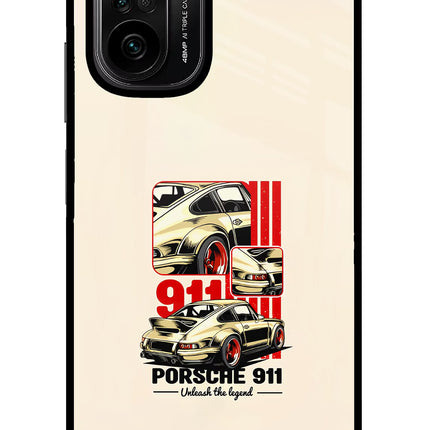 Classic Porsche 911 Mi 11X/11X Pro Glass Case Back Cover by Casekaro