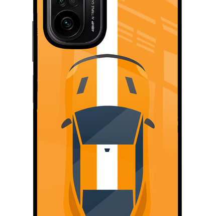 Highway Pursuit Mi 11X/11X Pro Glass Case Back Cover by Casekaro