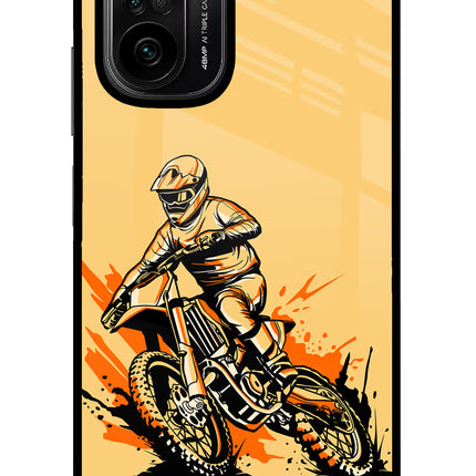 Off-Road Fury Mi 11X/11X Pro Glass Case Back Cover by Casekaro