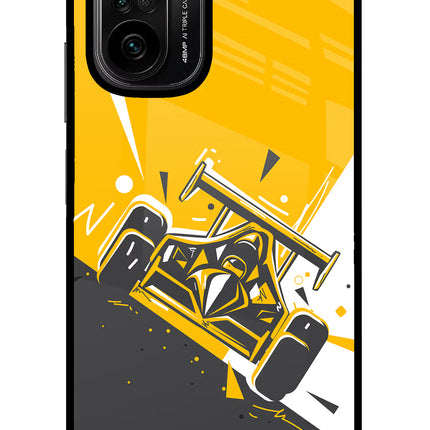 Track King Mi 11X/11X Pro Glass Case Back Cover by Casekaro