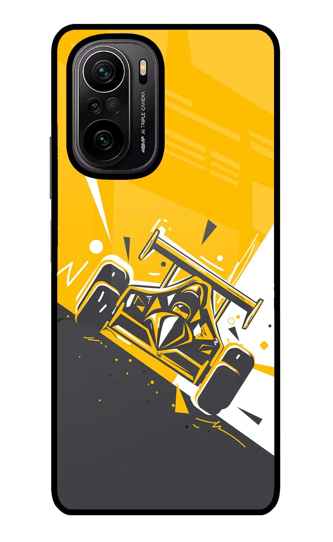 Track King Mi 11X/11X Pro Glass Case Back Cover by Casekaro