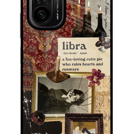 Libra Zodiac Mi 11X/11X Pro Glass Case Back Cover by Casekaro