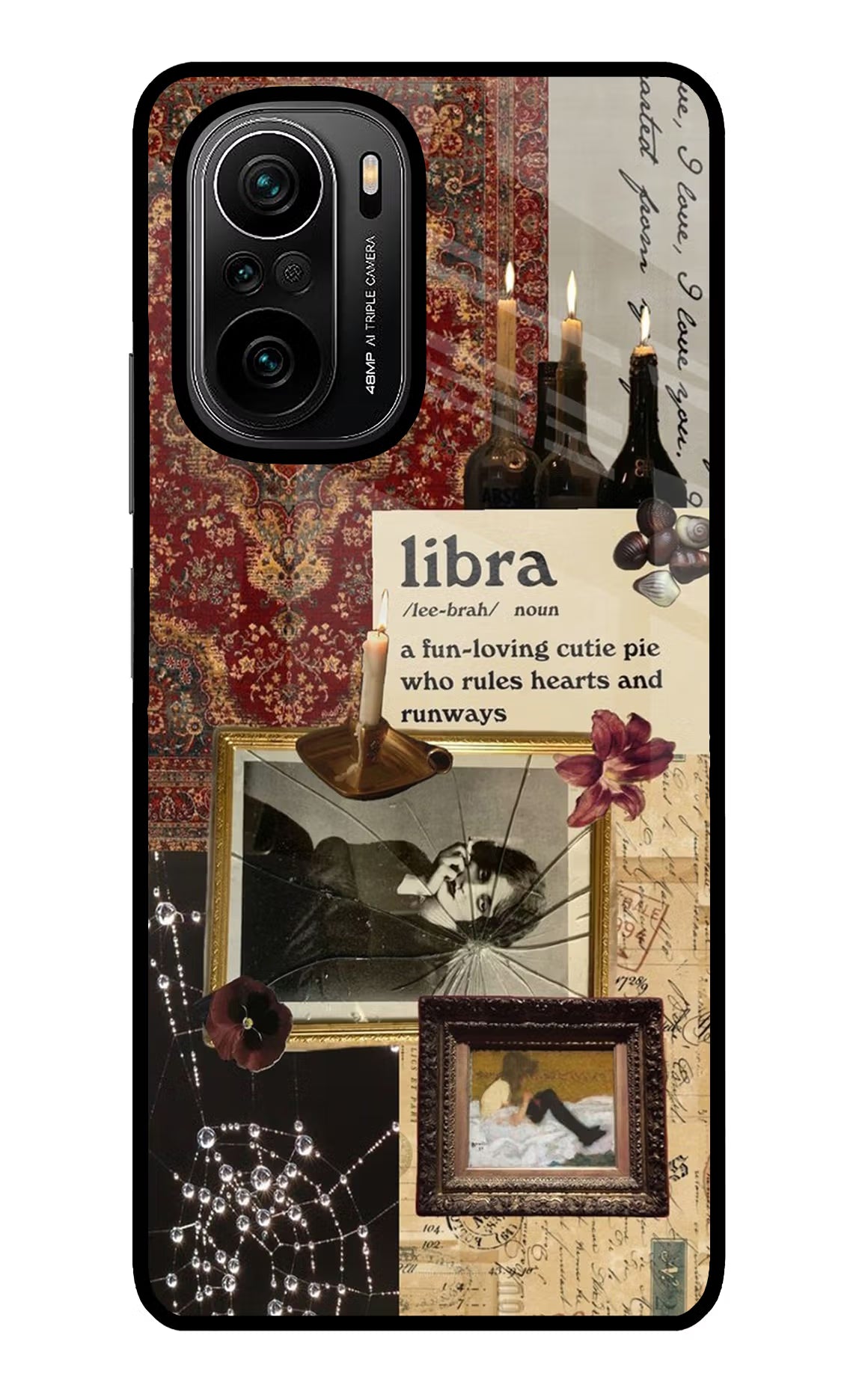 Libra Zodiac Mi 11X/11X Pro Glass Case Back Cover by Casekaro
