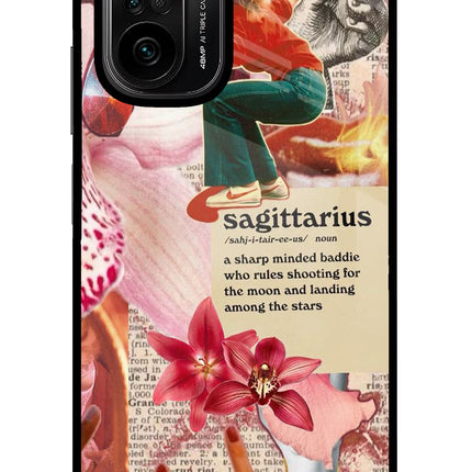 Sagittarius Zodiac Mi 11X/11X Pro Glass Case Back Cover by Casekaro