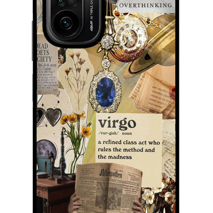 Virgo Zodiac Mi 11X/11X Pro Glass Case Back Cover by Casekaro