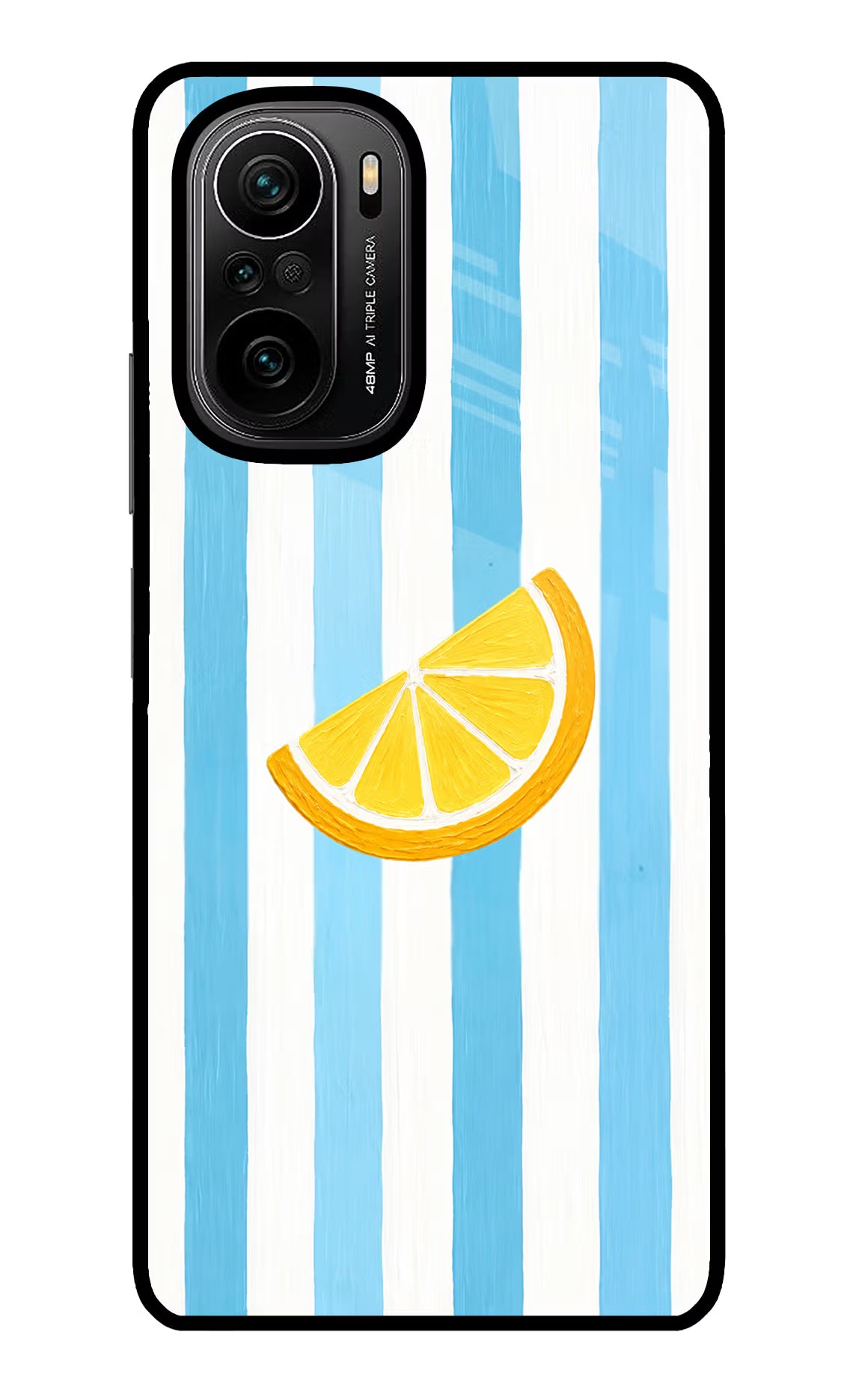Summer Lemon Mi 11X/11X Pro Glass Case Back Cover by Casekaro