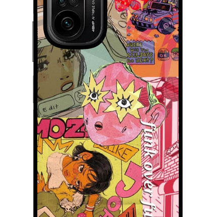 Funkover Mi 11X/11X Pro Glass Case Back Cover by Casekaro