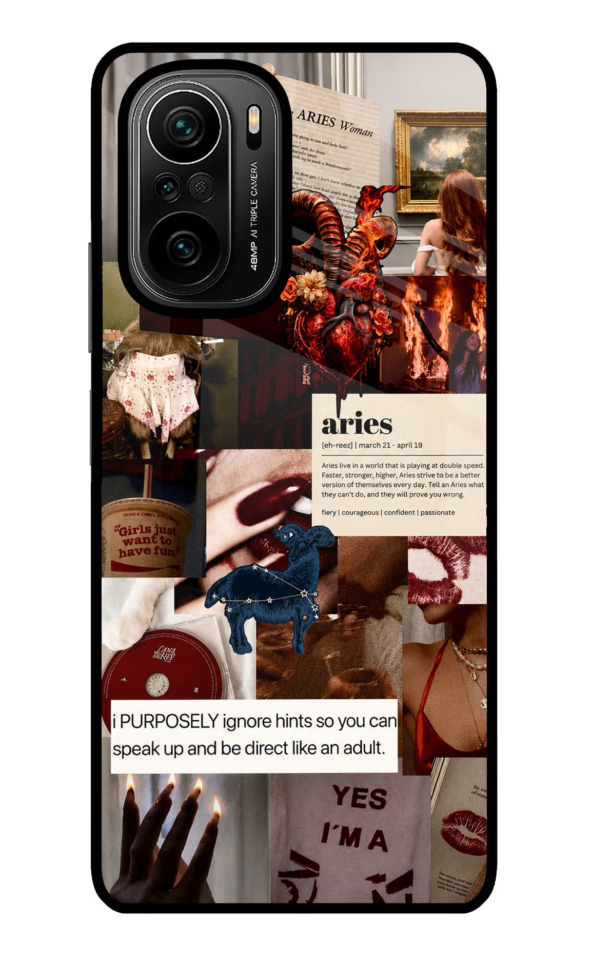 Zodiac Aries Mi 11X/11X Pro Glass Case