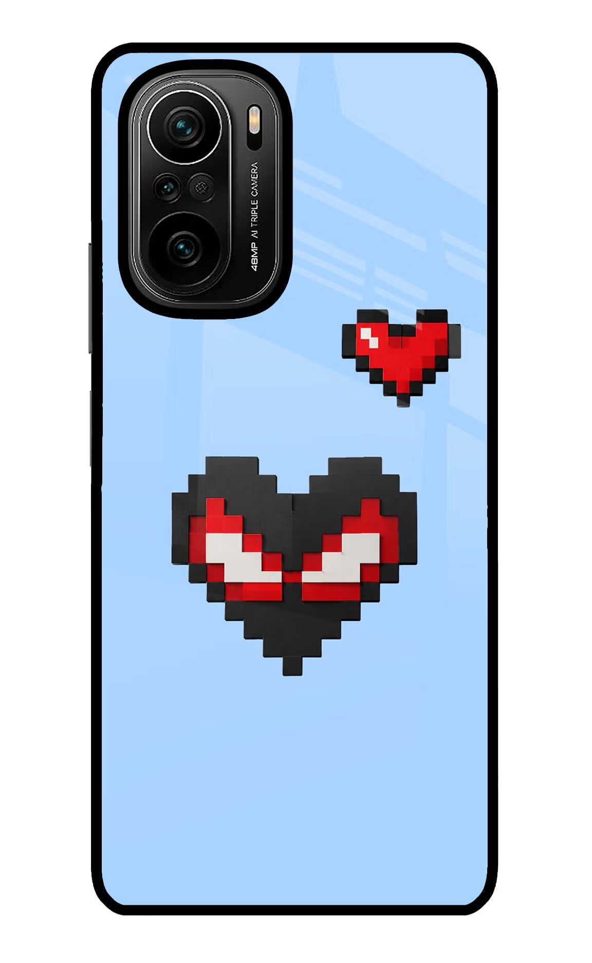 Peter Heart Mi 11X/11X Pro Glass Case