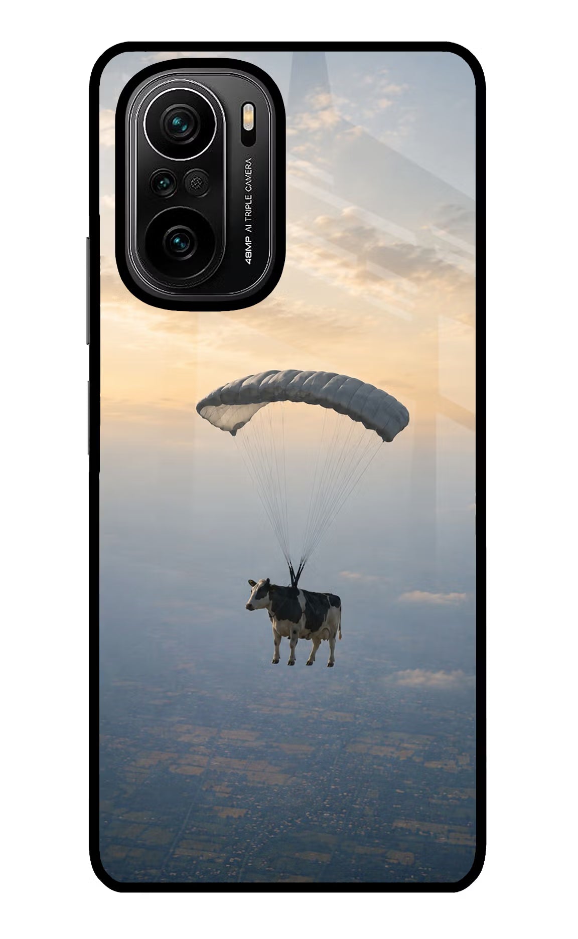Skydiving Cow Mi 11X/11X Pro Glass Case