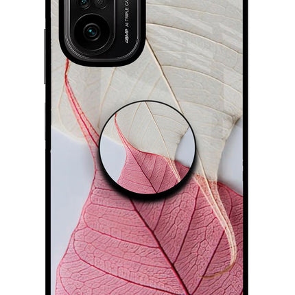 White Pink Leaf Mi 11X/11X Pro Pop Case by Casekaro