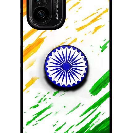 Indian Flag Ashoka Chakra Mi 11X/11X Pro Pop Case by Casekaro