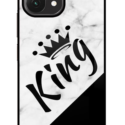 King Mi 11 Lite Glass Case Back Cover by Casekaro