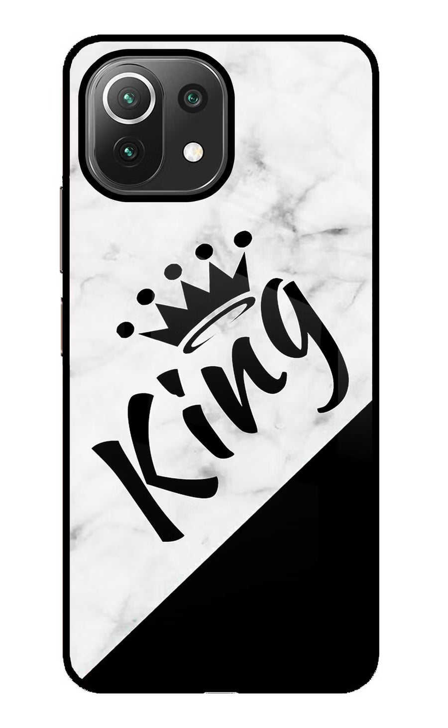 King Mi 11 Lite Back Cover, Glass case