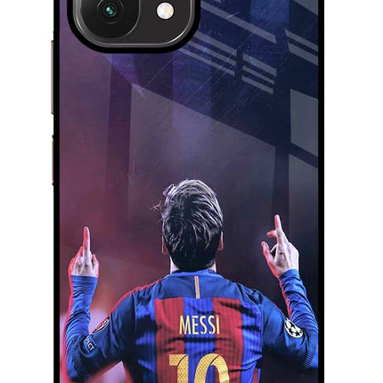 Messi Mi 11 Lite Glass Case Back Cover by Casekaro