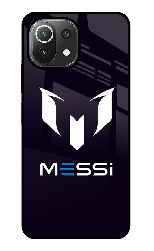 Messi Logo Mi 11 Lite Glass Case