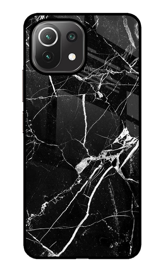 Black Marble Pattern Mi 11 Lite Glass Case