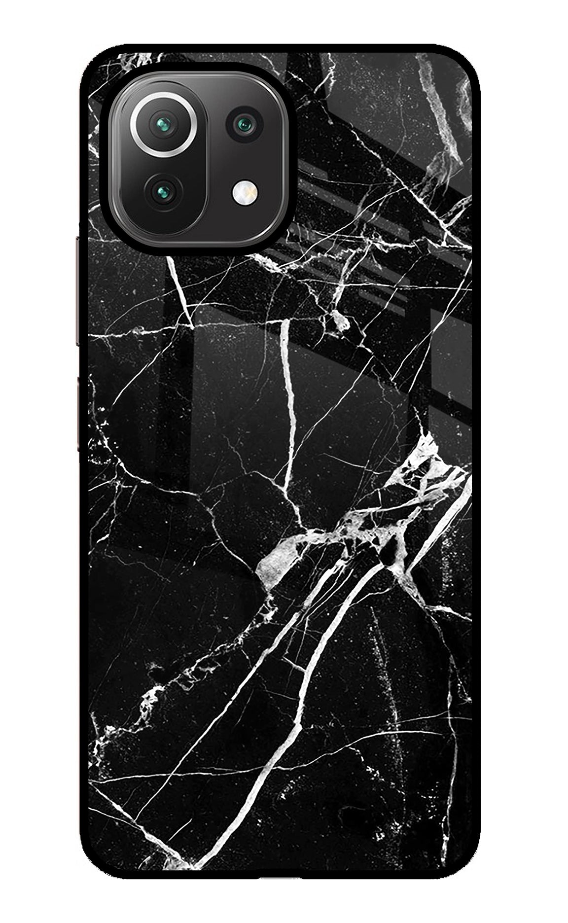 Black Marble Pattern Mi 11 Lite Back Cover