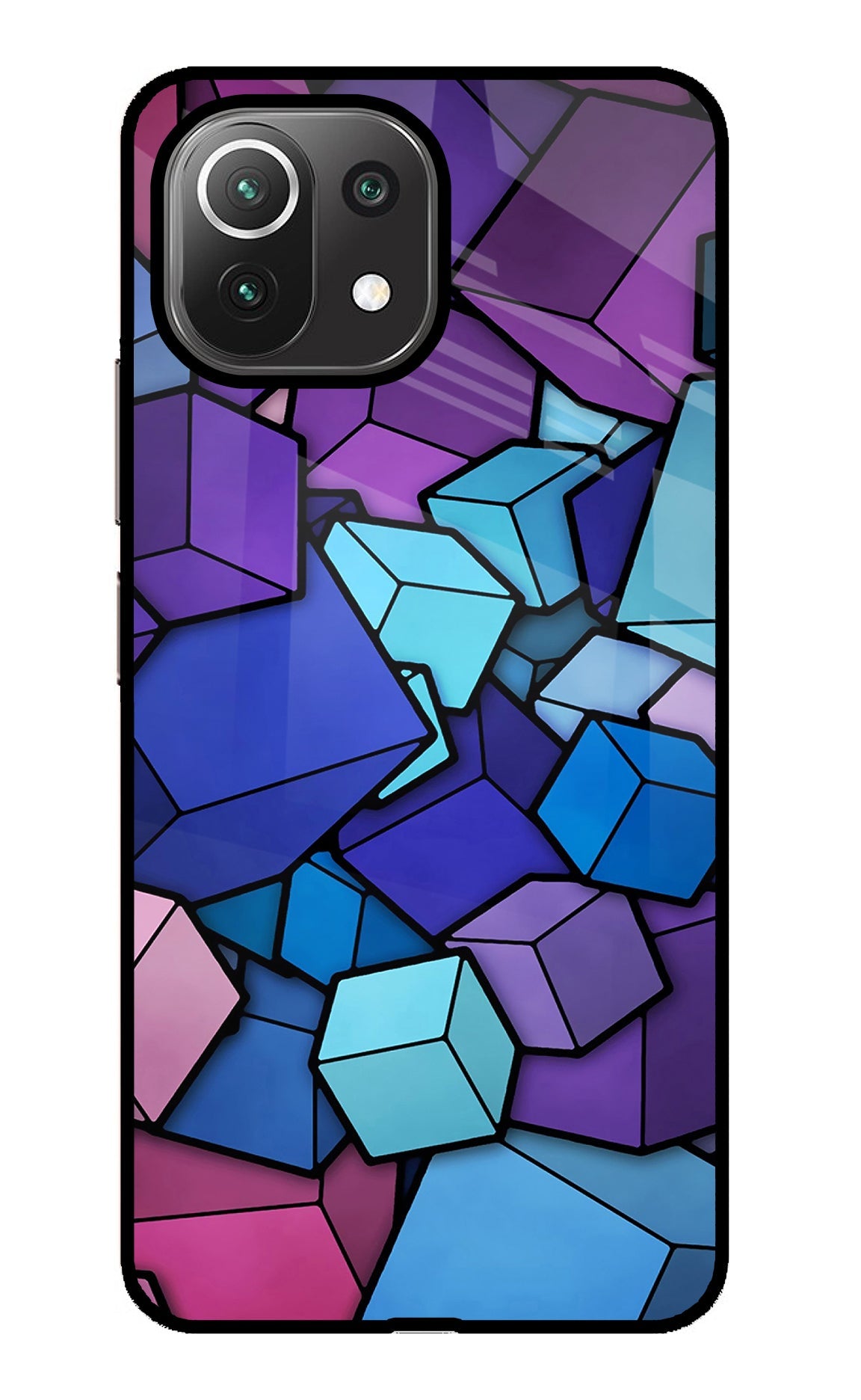 Cubic Abstract Mi 11 Lite Back Cover