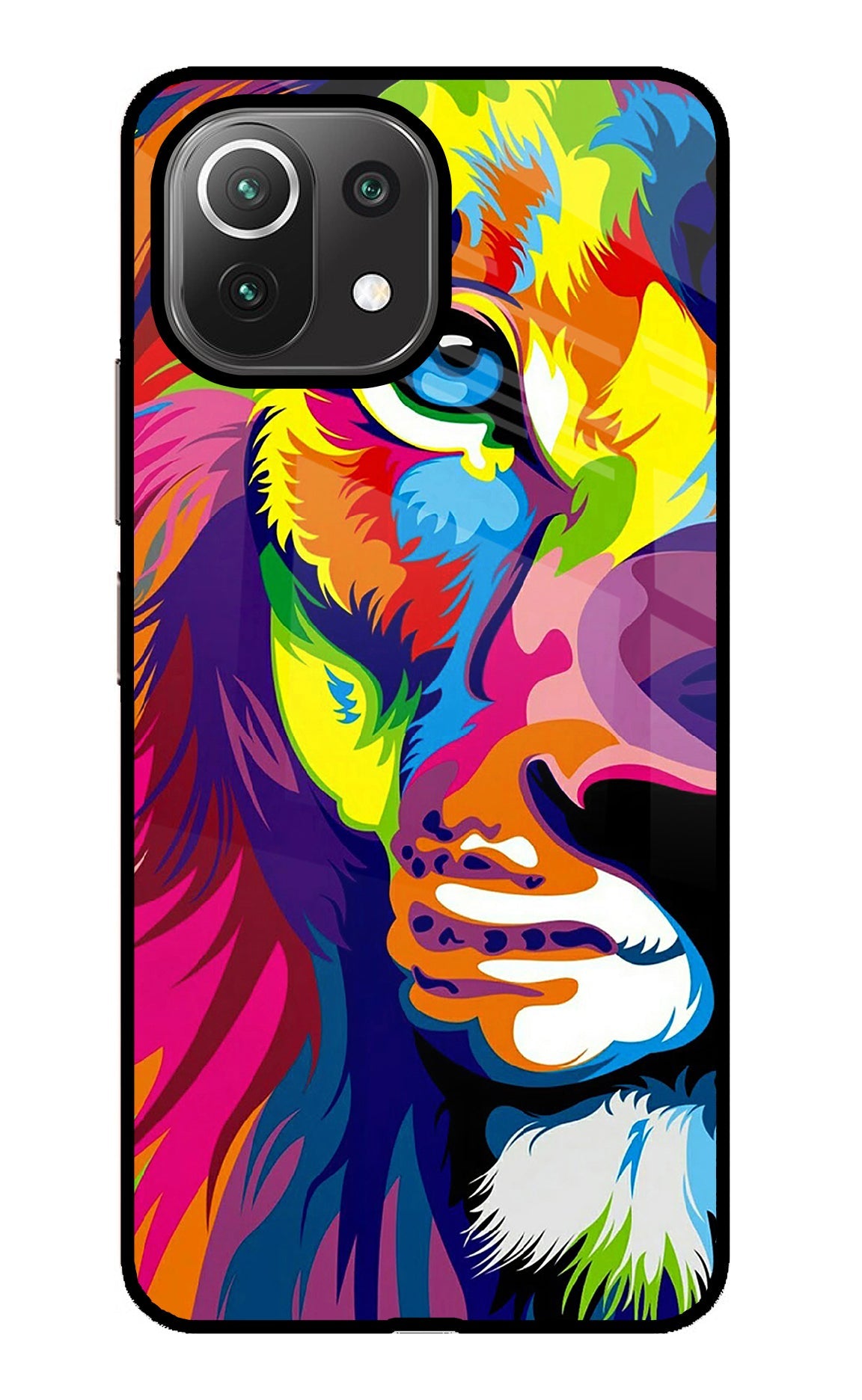 Lion Half Face Mi 11 Lite Back Cover