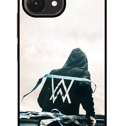 Alan Walker Mi 11 Lite Glass Case Back Cover by Casekaro