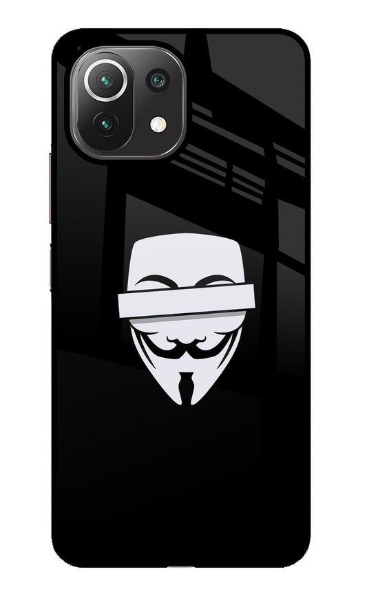 Anonymous Face Mi 11 Lite Glass Case