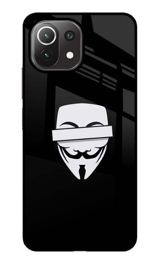Anonymous Face Mi 11 Lite Glass Case