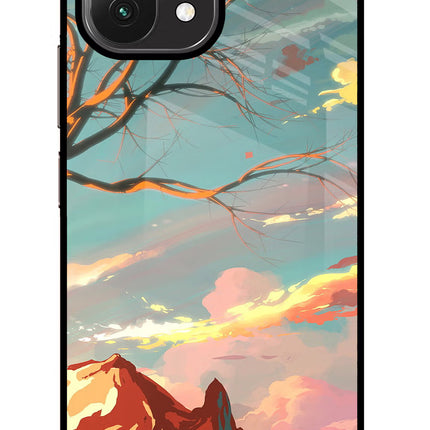 Scenery Mi 11 Lite Glass Case Back Cover by Casekaro
