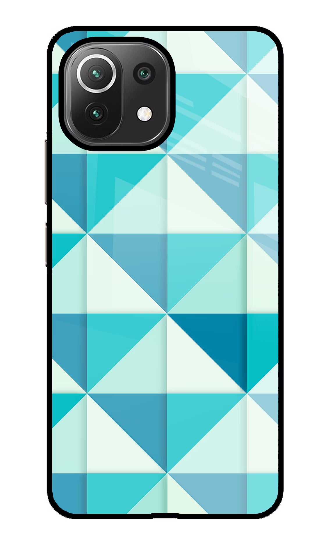 Abstract Mi 11 Lite Glass Case Back Cover by Casekaro