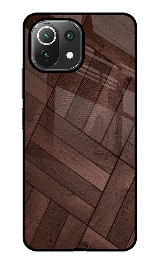 Wooden Texture Design Mi 11 Lite Glass Case