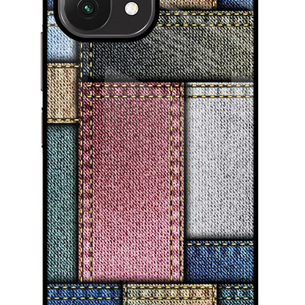 Multicolor Jeans Mi 11 Lite Glass Case Back Cover by Casekaro