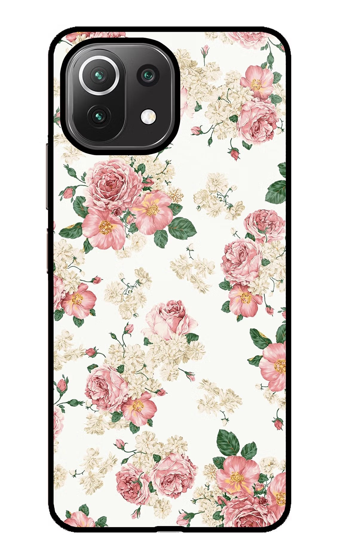 Flowers Mi 11 Lite Glass Case