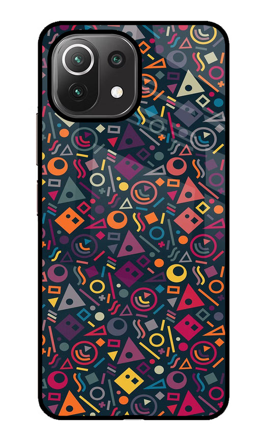 Geometric Abstract Mi 11 Lite Glass Case