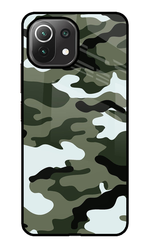 Camouflage Mi 11 Lite Glass Case