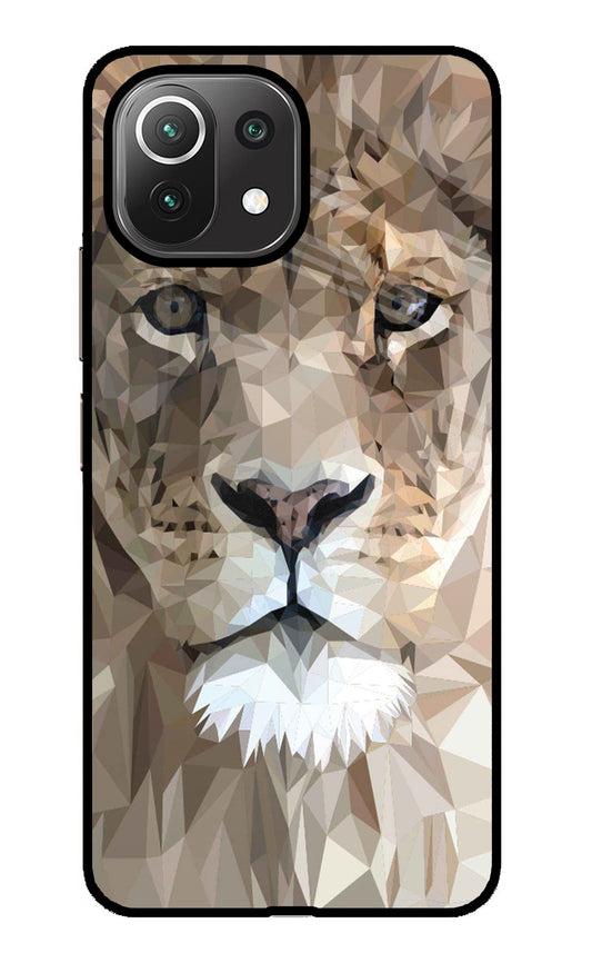 Lion Art Mi 11 Lite Glass Case