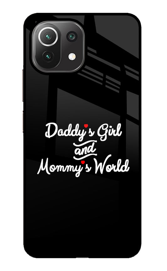 Daddy's Girl and Mommy's World Mi 11 Lite Glass Case