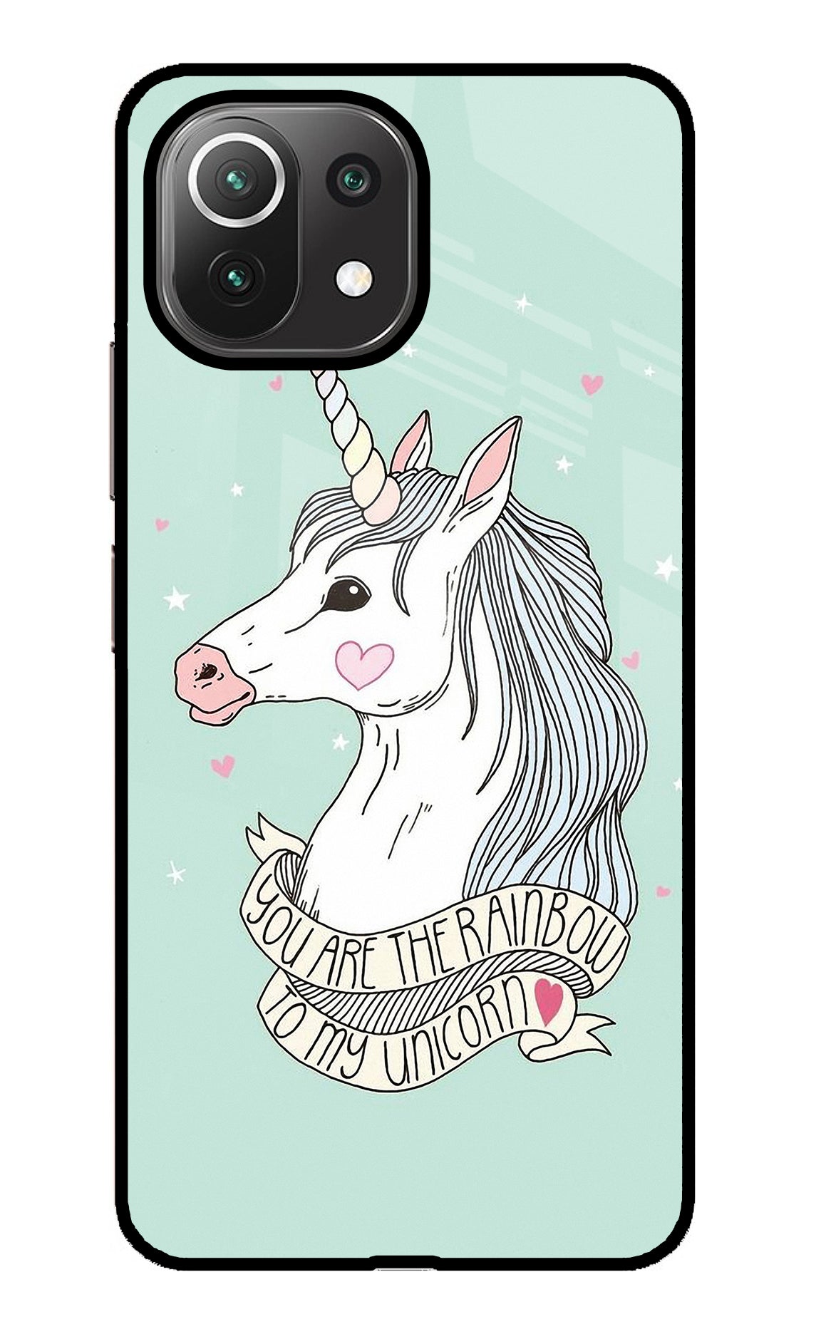 Unicorn Wallpaper Mi 11 Lite Glass Case