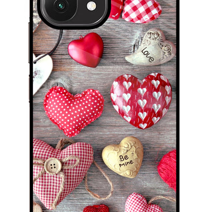 Love Wallpaper Mi 11 Lite Glass Case Back Cover by Casekaro