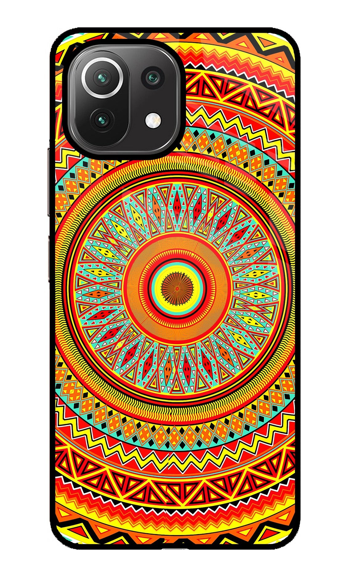 Mandala Pattern Mi 11 Lite Glass Case