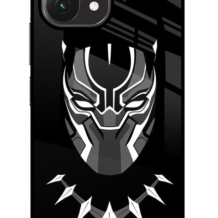 Black Panther Mi 11 Lite Glass Case Back Cover by Casekaro