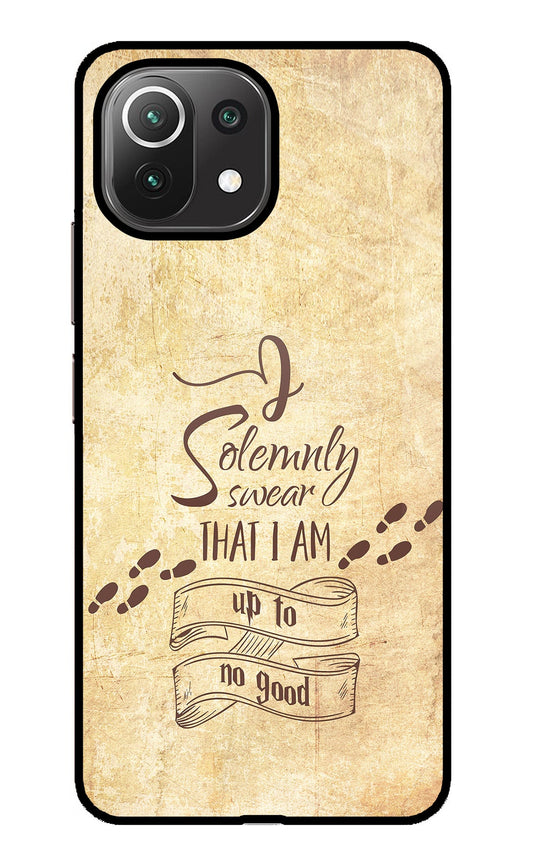 I Solemnly swear that i up to no good Mi 11 Lite Glass Case