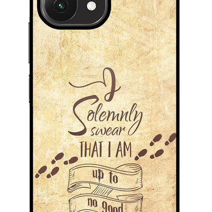 I Solemnly swear that i up to no good Mi 11 Lite Glass Case Back Cover by Casekaro