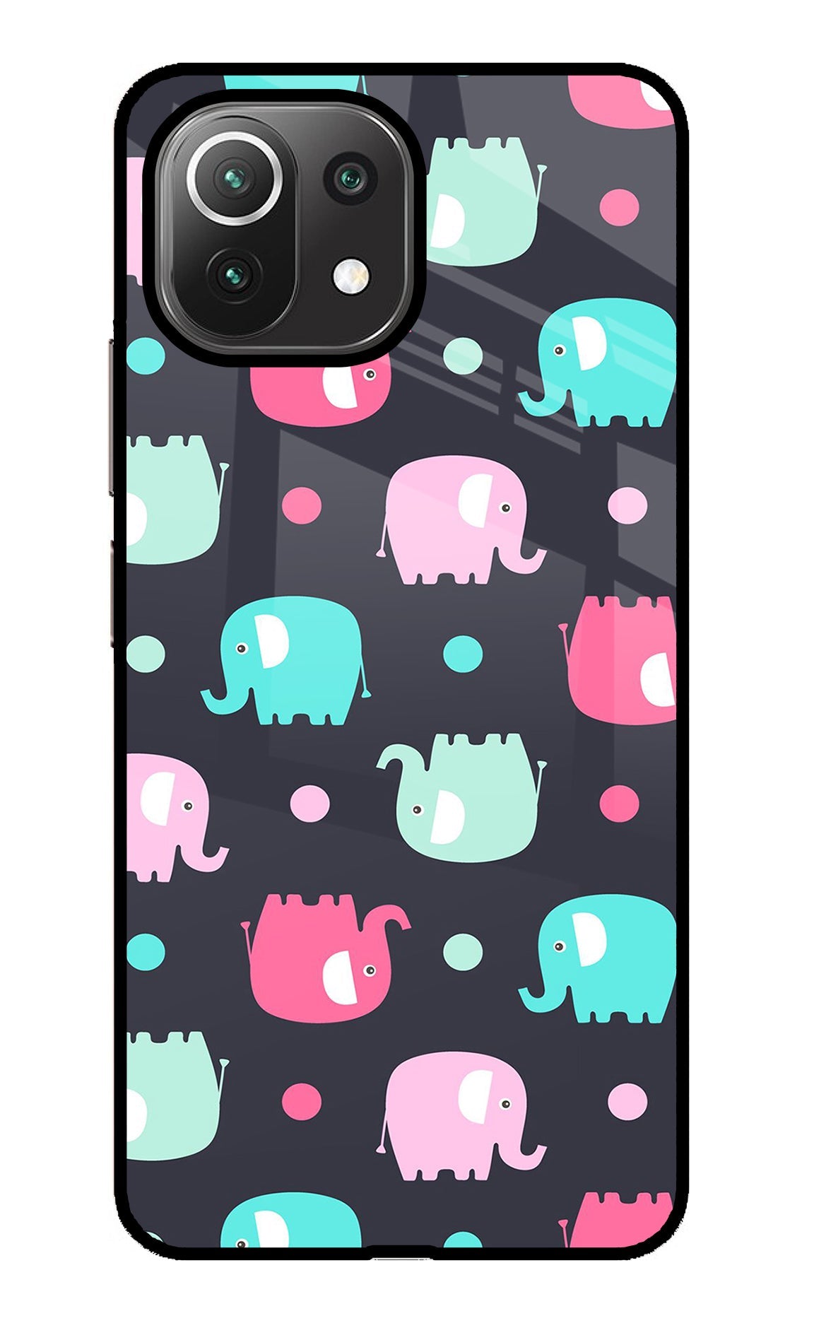 Elephants Mi 11 Lite Glass Case