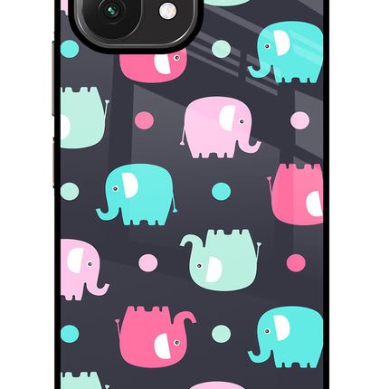 Elephants Mi 11 Lite Glass Case