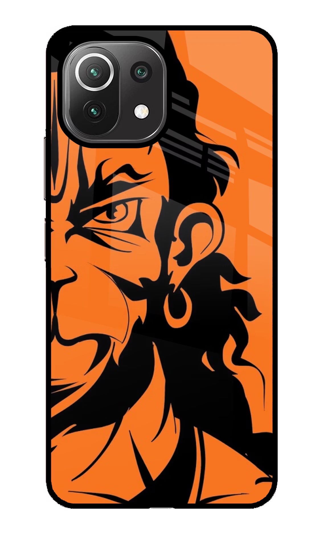 Hanuman Mi 11 Lite Glass Case Back Cover by Casekaro