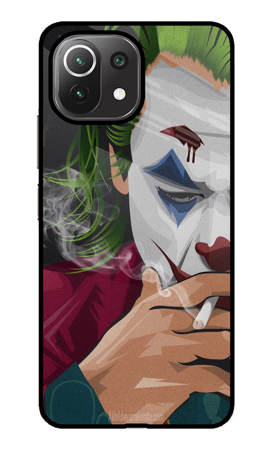 Joker Smoking Mi 11 Lite Back Cover, Glass case