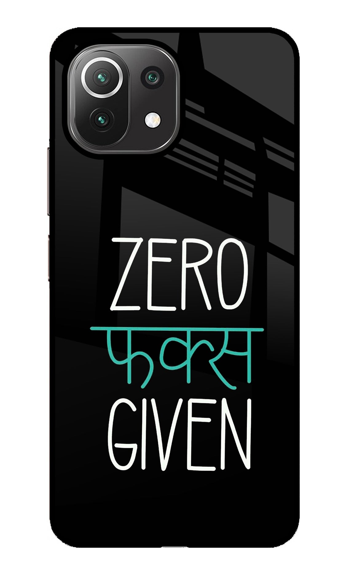 Zero Fucks Given Mi 11 Lite Back Cover