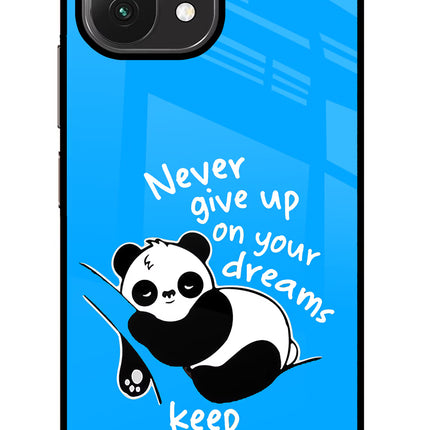 Keep Sleeping Mi 11 Lite Glass Case Back Cover by Casekaro